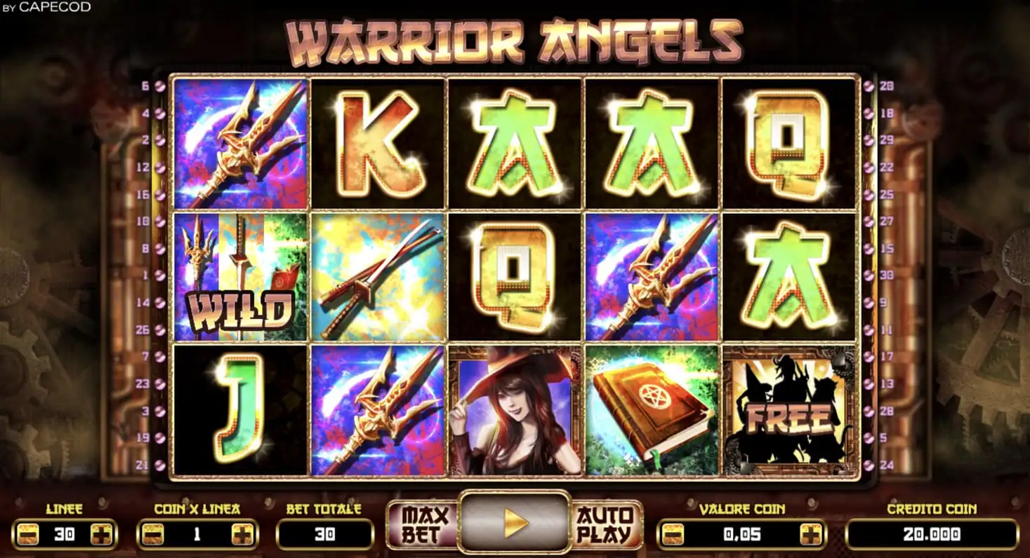 AvaBet онлайн казино предлагает атмосферный слот Warrior Angels для игры